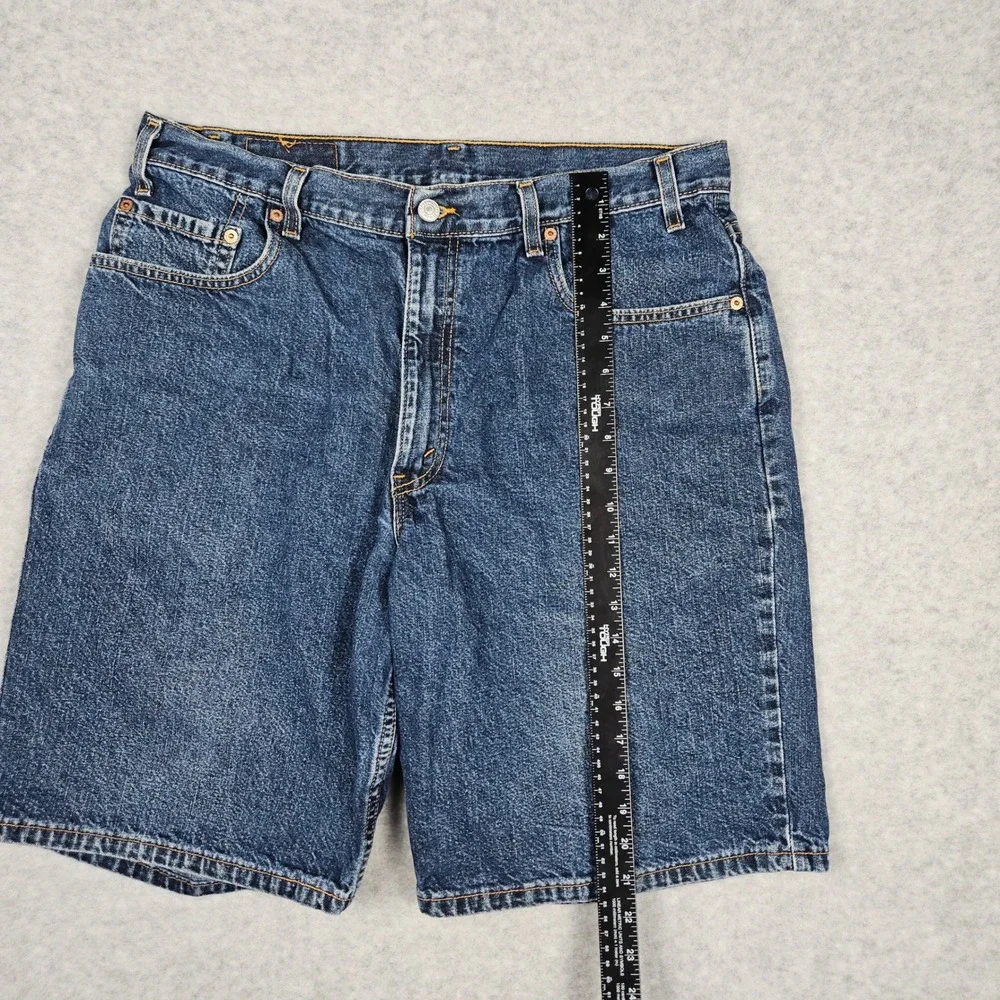 Vintage Levi's Men's 36 Blue Denim Jeans Shorts 560 Loose Fit 90s USA Made Baggy